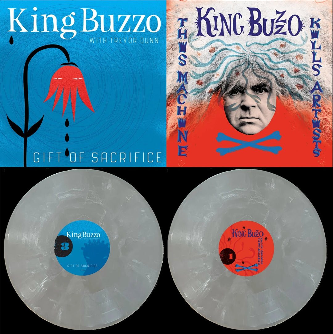 King Buzzo – This Machine Kills Artists + Gift Of Sacrifice – Indie Exclusive Silver Streak Vinyl 2 LP