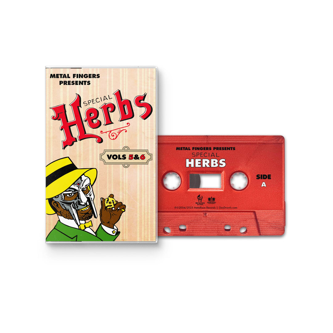 MF DOOM – Metal Fingers Presents: Special Herbs Vols. 5 & 6 – Red Cassette