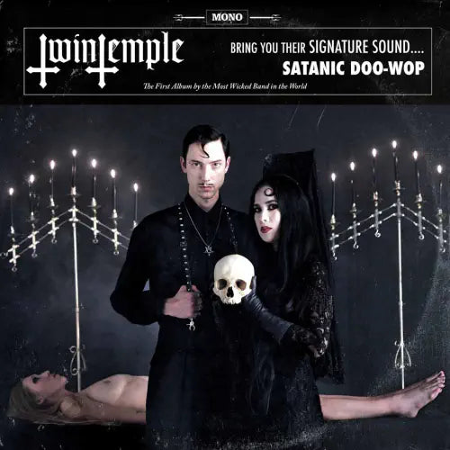 Twin Temple – Twin Temple (Bring You Their Signature Sound.... Satanic Doo-Wop) – Clear Purple Vinyl LP