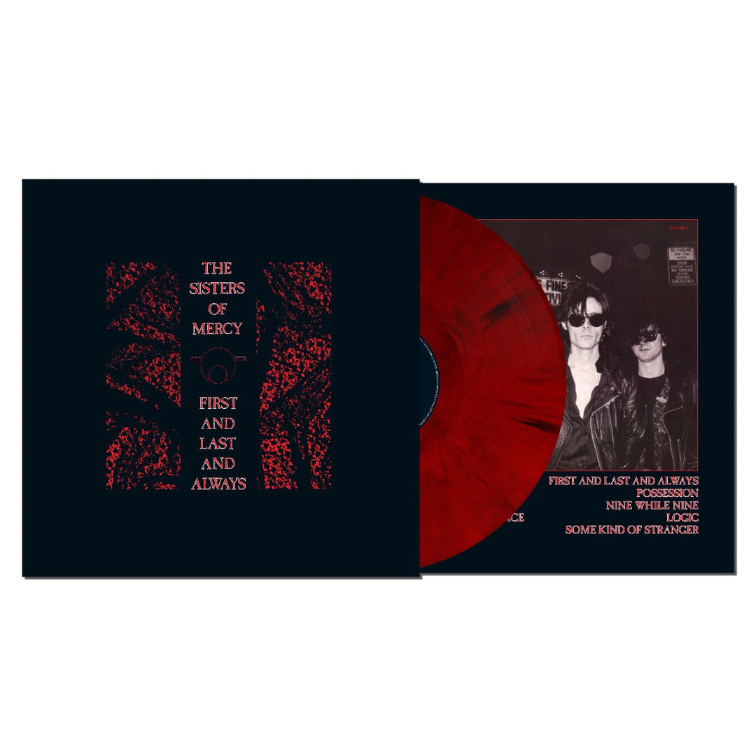 The Sisters of Mercy – First and Last and Always – 40th Anniversary Black & Red Marble Vinyl LP
