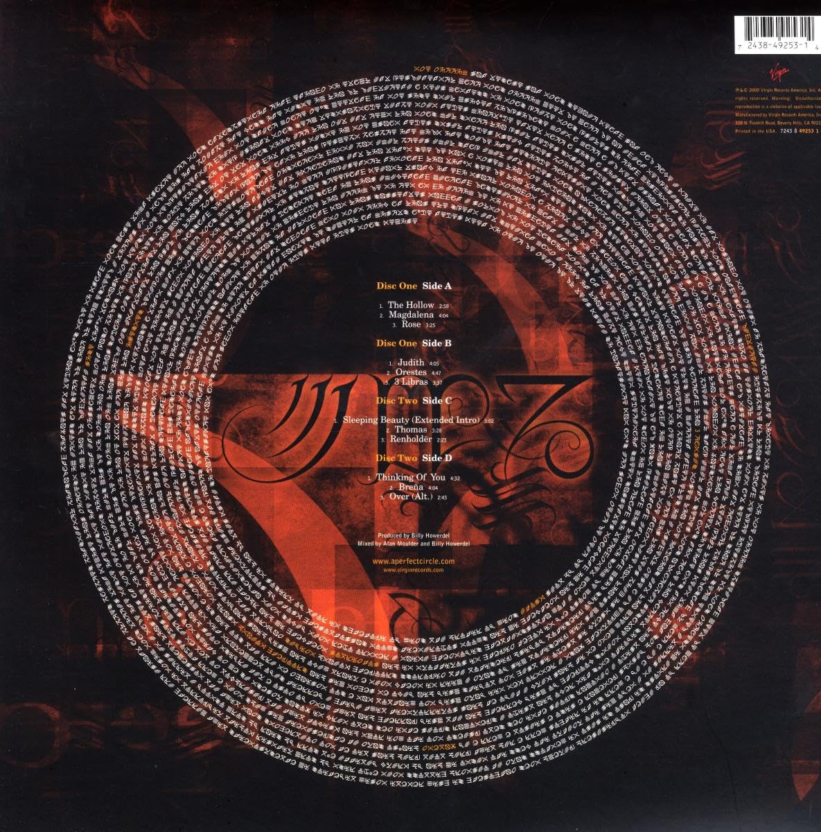 A Perfect Circle – Mer de Noms – Limited Edition 180 Gram Vinyl 2