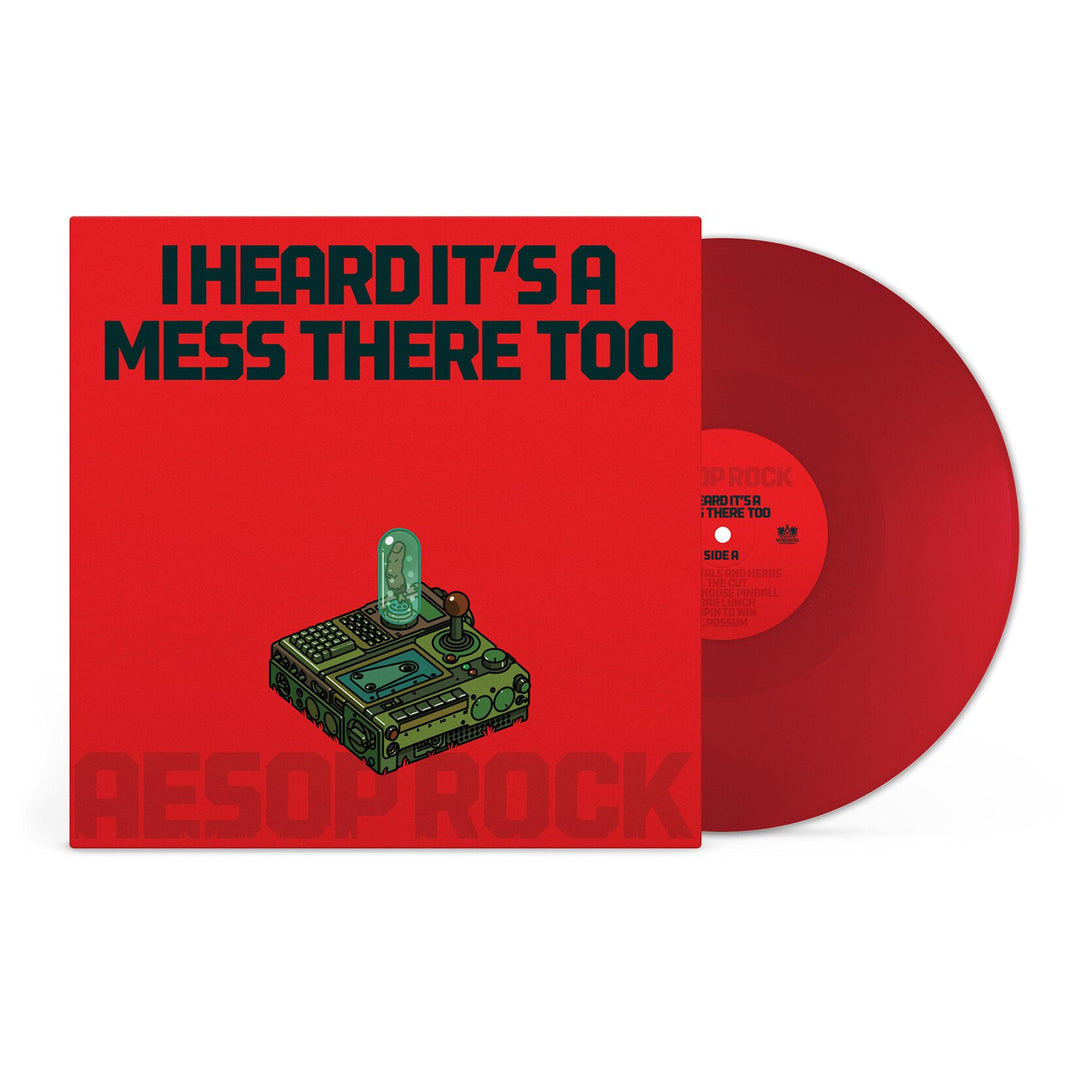 Aesop Rock – I Heard It’s A Mess There Too – "Apple Red" Vinyl LP