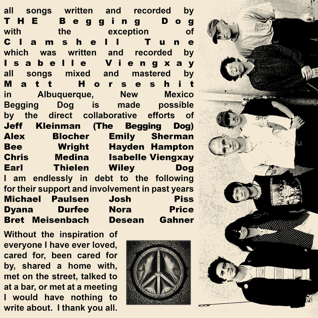 Begging Dog – Demo 1 – "Neighborhood Stop Sign" Red Vinyl LP