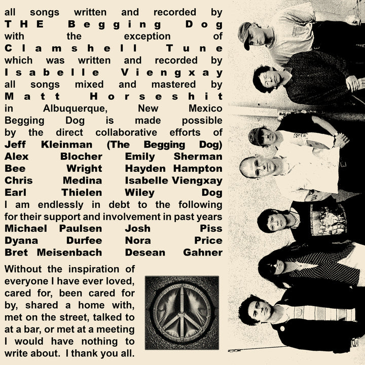 Begging Dog – Demo 1 – "Neighborhood Stop Sign" Red Vinyl LP