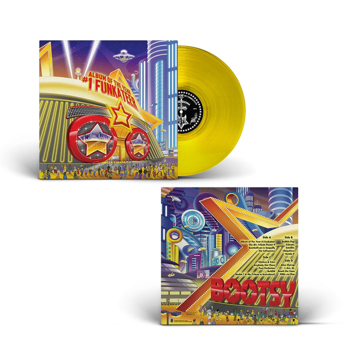Bootsy Collins – Album of the Year #1 Funkateer – Indie Exclusive Yellow Vinyl LP