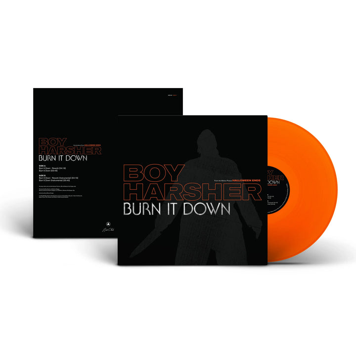 Boy Harsher – Burn It Down – Clear Pumpkin Orange Vinyl