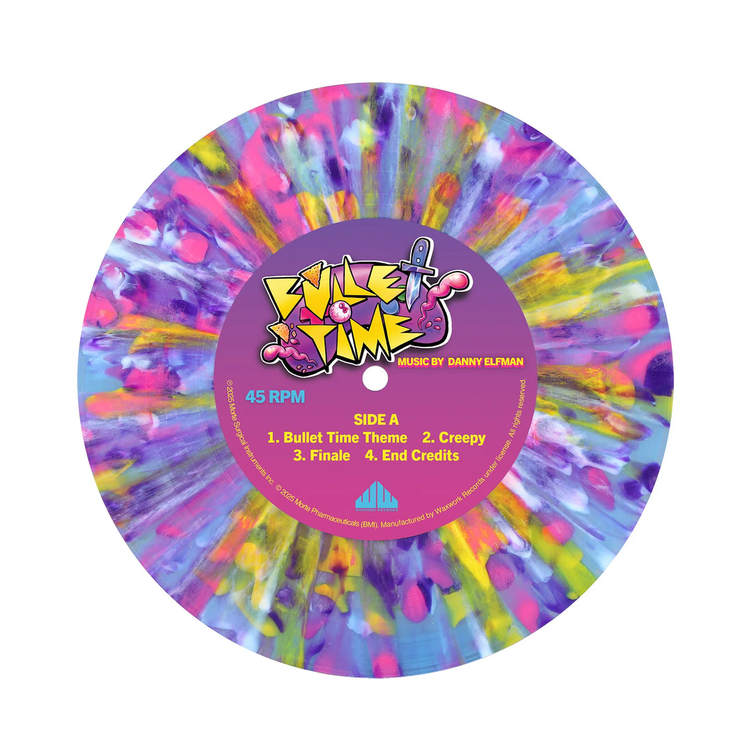 Bullet Time OST – Danny Elfman – "Fizzy Juice" Splatter 7" Vinyl EP