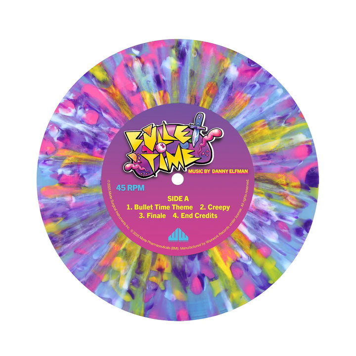 Bullet Time OST – Danny Elfman – "Fizzy Juice" Splatter 7" Vinyl EP