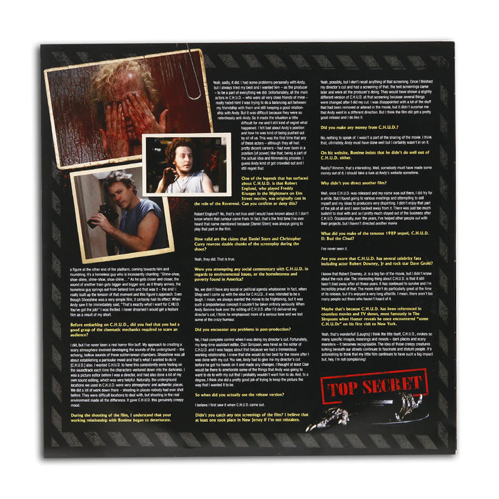 C.H.U.D. OST – "Radioactive Sludge" Vinyl LP