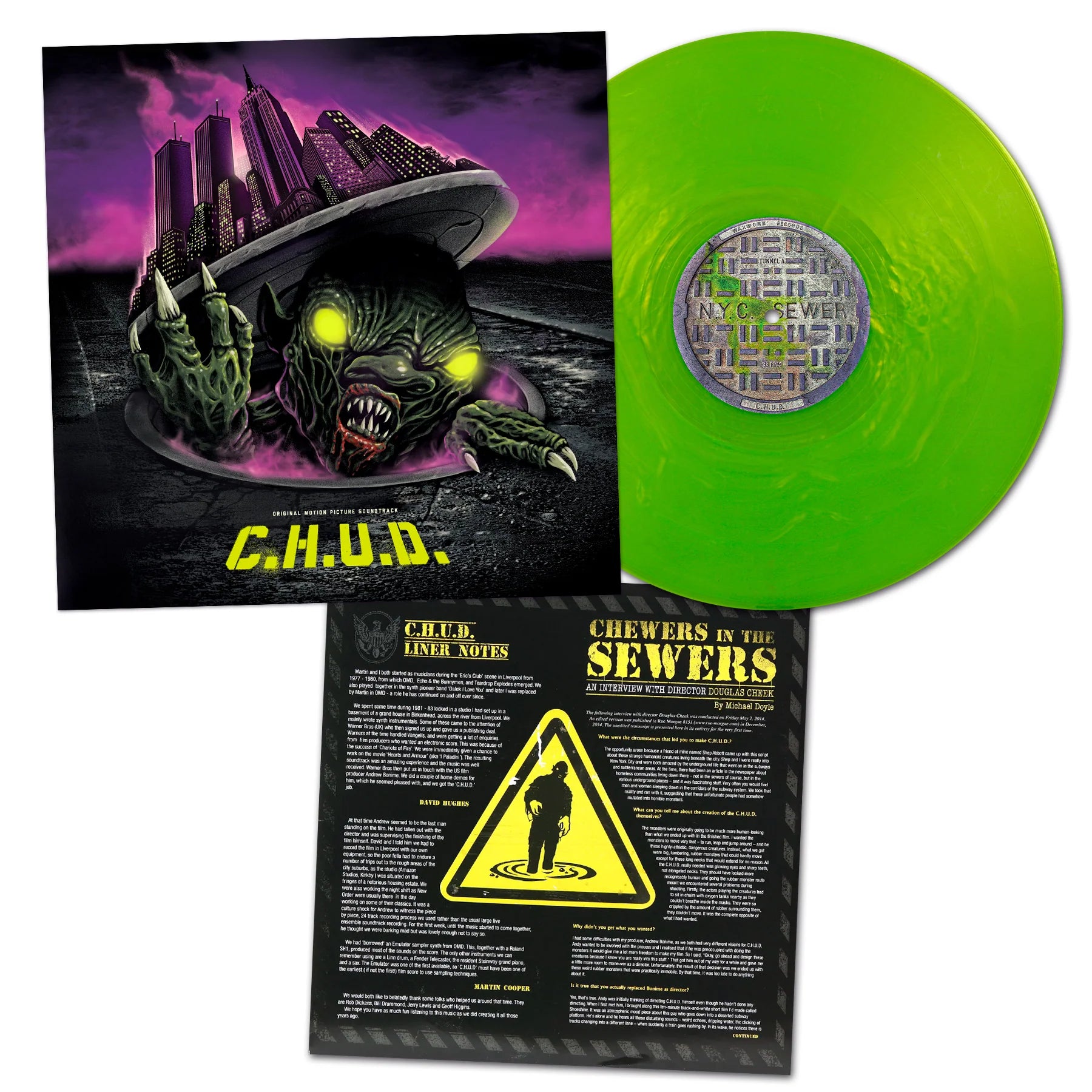 die grünen handschuhe soundtrack C.H.U.D. OST – "Radioactive Sludge" Vinyl LP