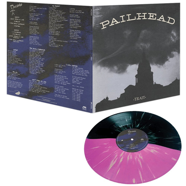 Pailhead – Trait – Limited Edition Magenta & Black w/White Splatter Vinyl LP