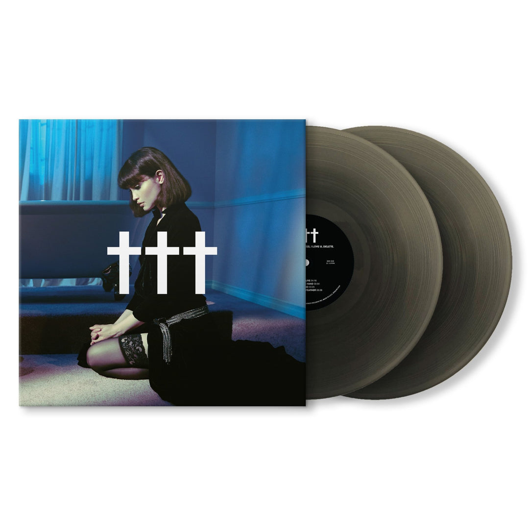 CROSSES (†††) – Goodnight, God Bless, I Love U, Delete. – Indie Exclusive Black Ice Vinyl 2 LP