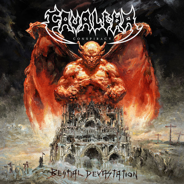 Cavalera – Bestial Devastation – Orange w/Black & White Splatter Vinyl LP