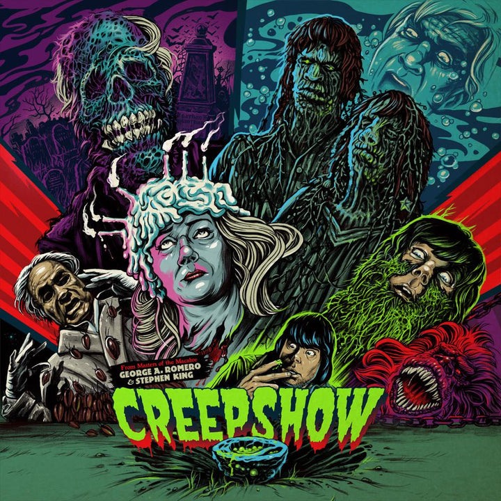 Creepshow OST – "Meteor Green & Blood Red" Swirl Vinyl LP