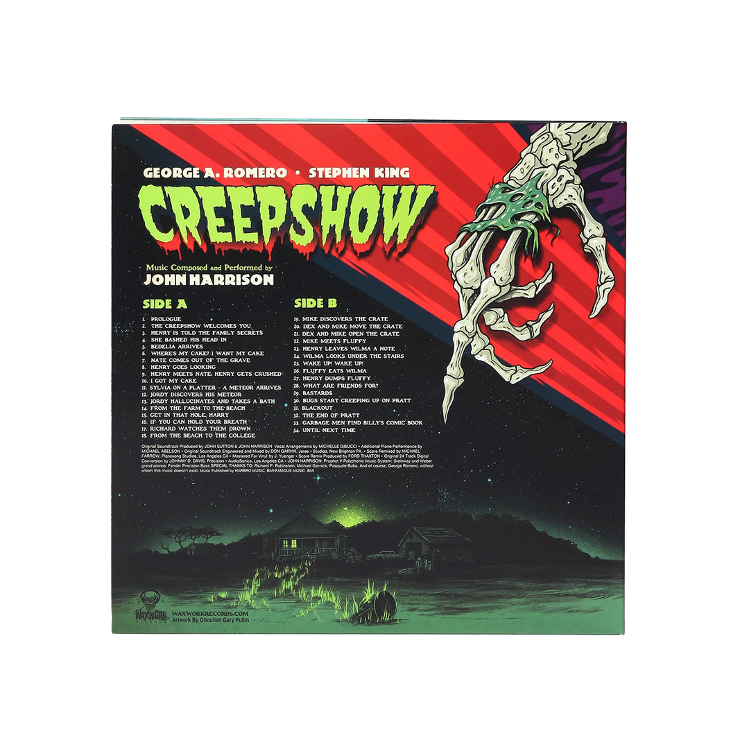 Creepshow OST – "Meteor Green & Blood Red" Swirl Vinyl LP