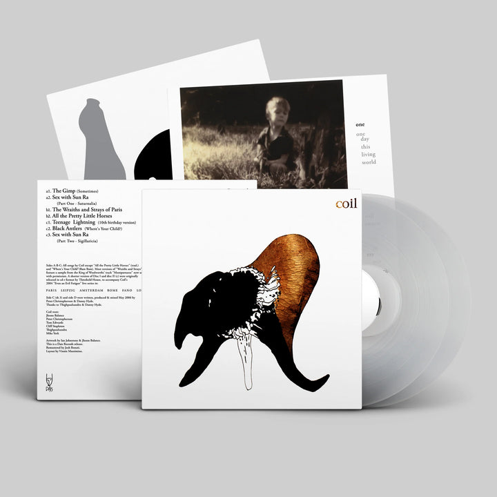 Coil – Black Antlers – Limited Edition Clear Vinyl 2 LP