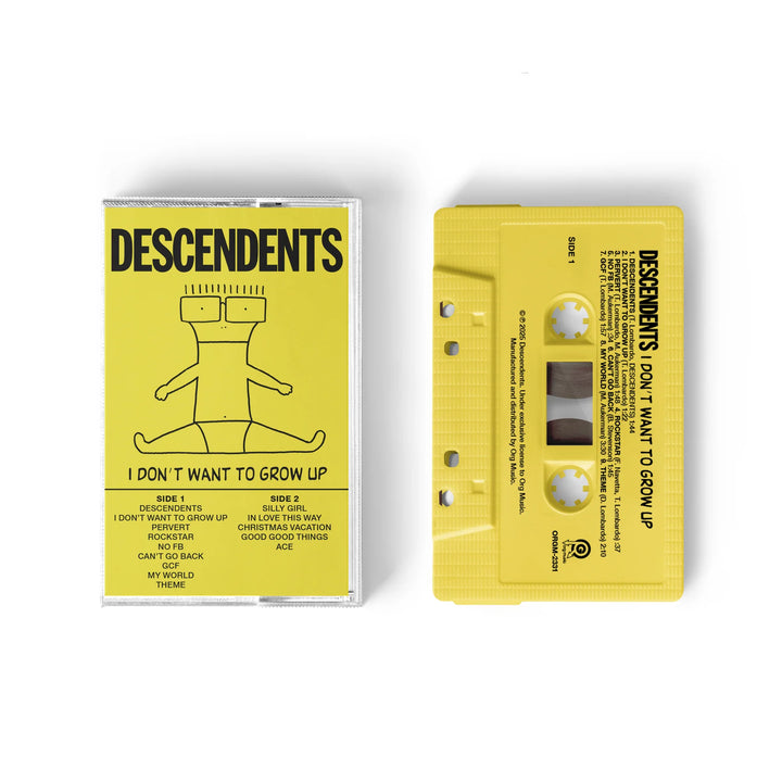 Descendents – I Don't Wanna Grow Up – Yellow Cassette