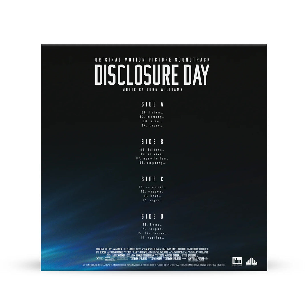 Disclosure Day OST – "Blue Iris" Colored Vinyl 2LP (PRE-ORDER)