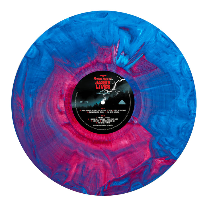 Friday the 13th Part VI: Jason Lives – 180 Gram "Electric Blue and Pink" Vinyl 2 LP