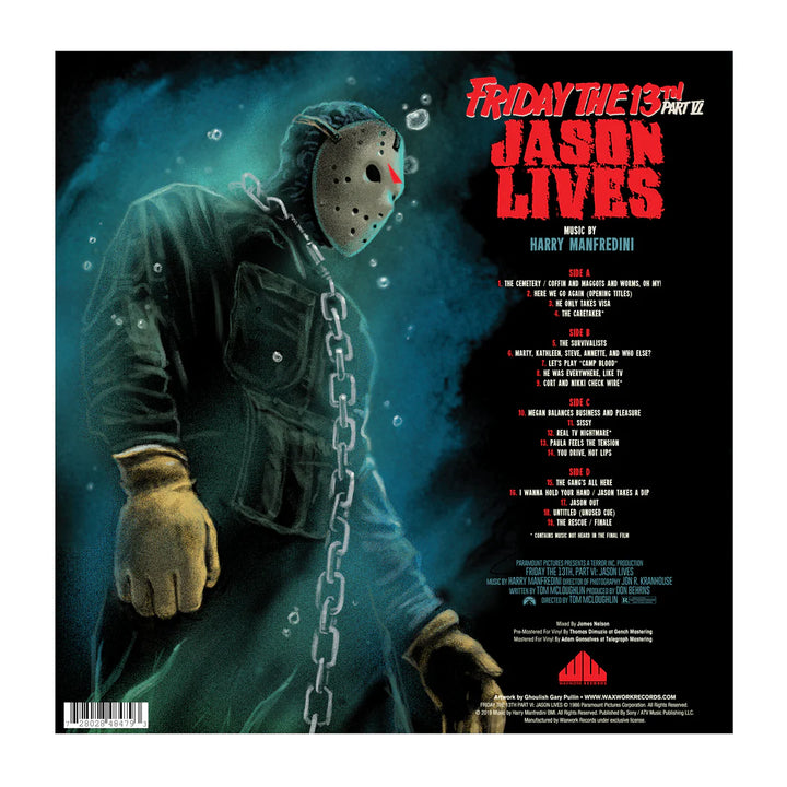 Friday the 13th Part VI: Jason Lives – 180 Gram "Electric Blue and Pink" Vinyl 2 LP