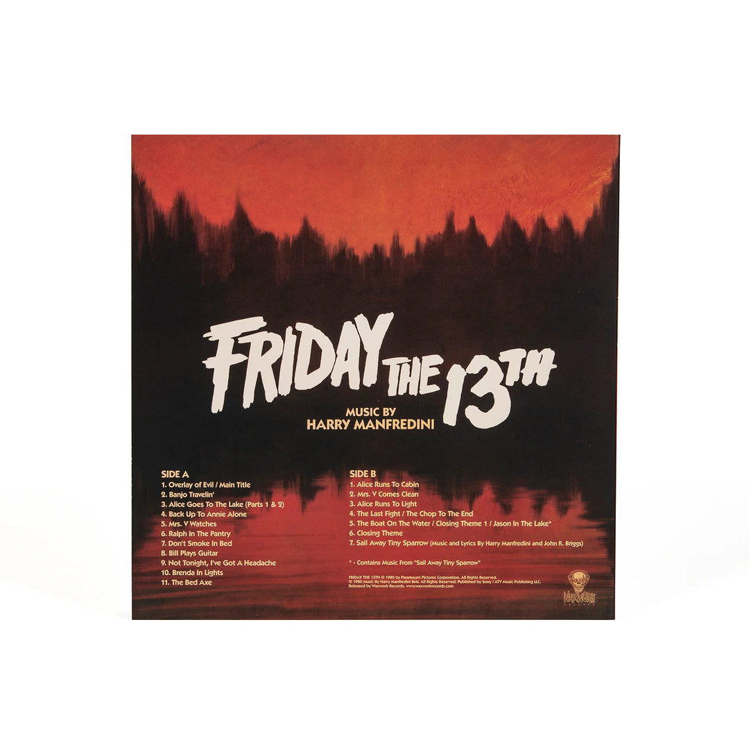 Friday the 13th OST – Harry Manfredini – Splatter Vinyl LP