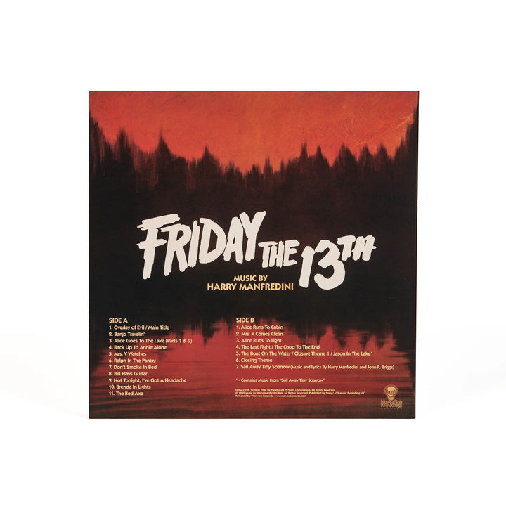Friday the 13th OST – Harry Manfredini – Splatter Vinyl LP