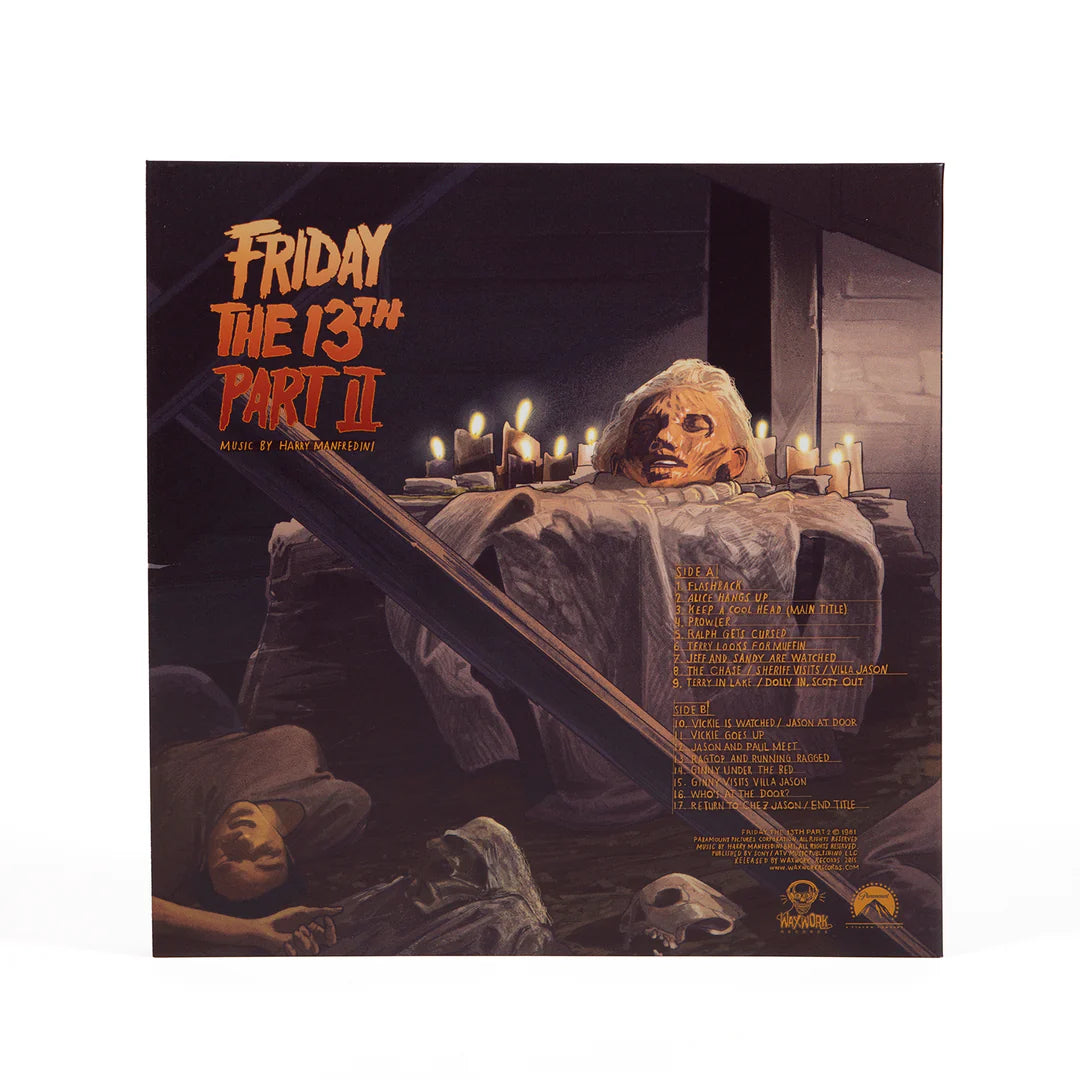 Friday the 13th Part 2 OST – Harry Manfredini – Colored Vinyl LP