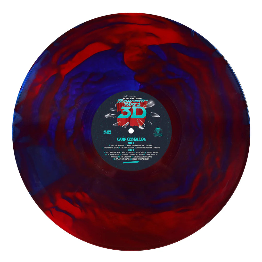 Friday the 13th Part 3 OST – Harry Manfredini – Colored Vinyl 2 LP