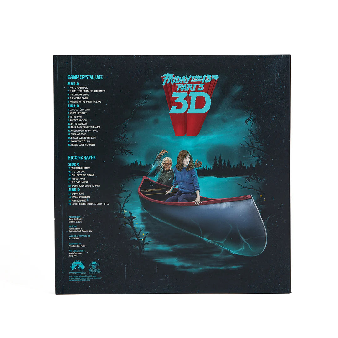 Friday the 13th Part 3 OST – Harry Manfredini – Colored Vinyl 2 LP
