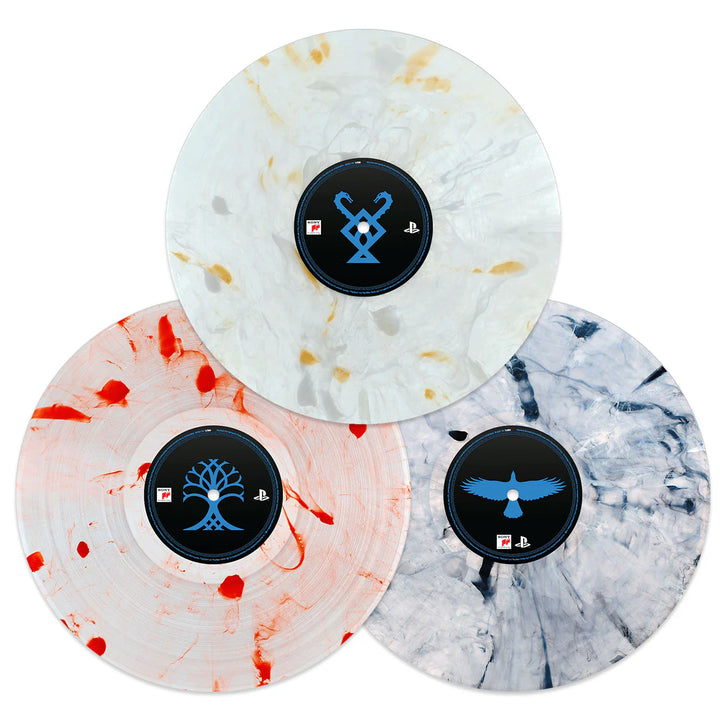 God of War Ragnarok OST – Blue, Red & Yellow Smoke Vinyl 3 LP + Slipcase
