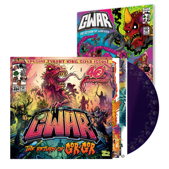 Gwar – The Return Of Gor Gor – Semi-Transparent Purple Vinyl LP