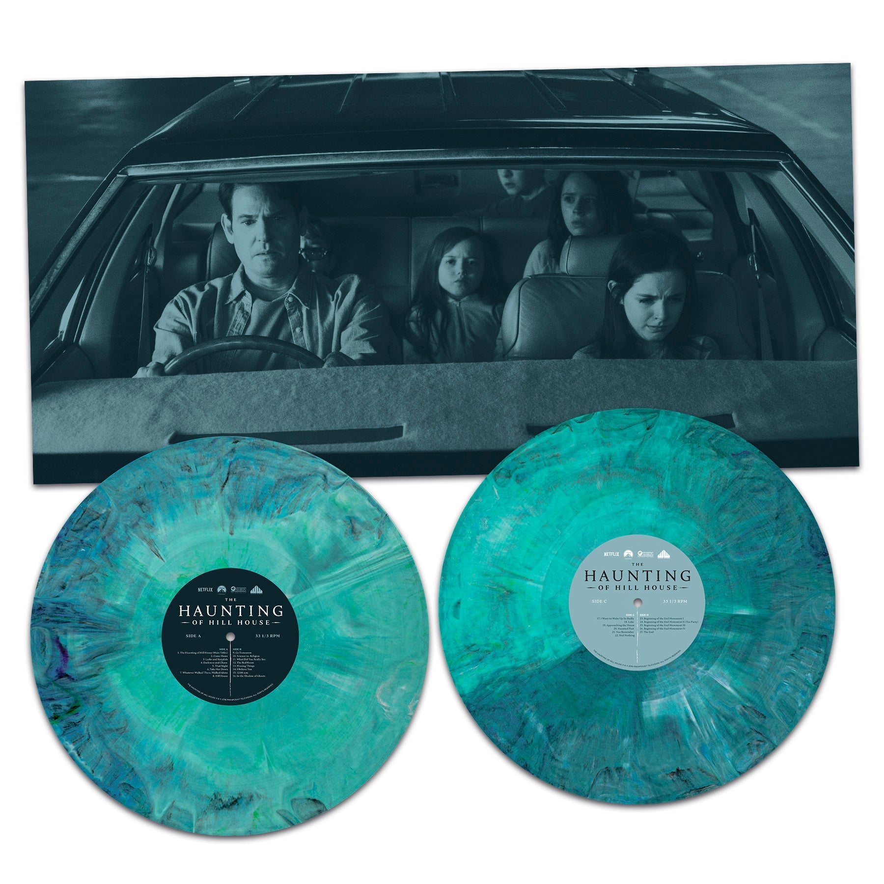 The Haunting of Hill House OST – Handpoured Green, Blue & White