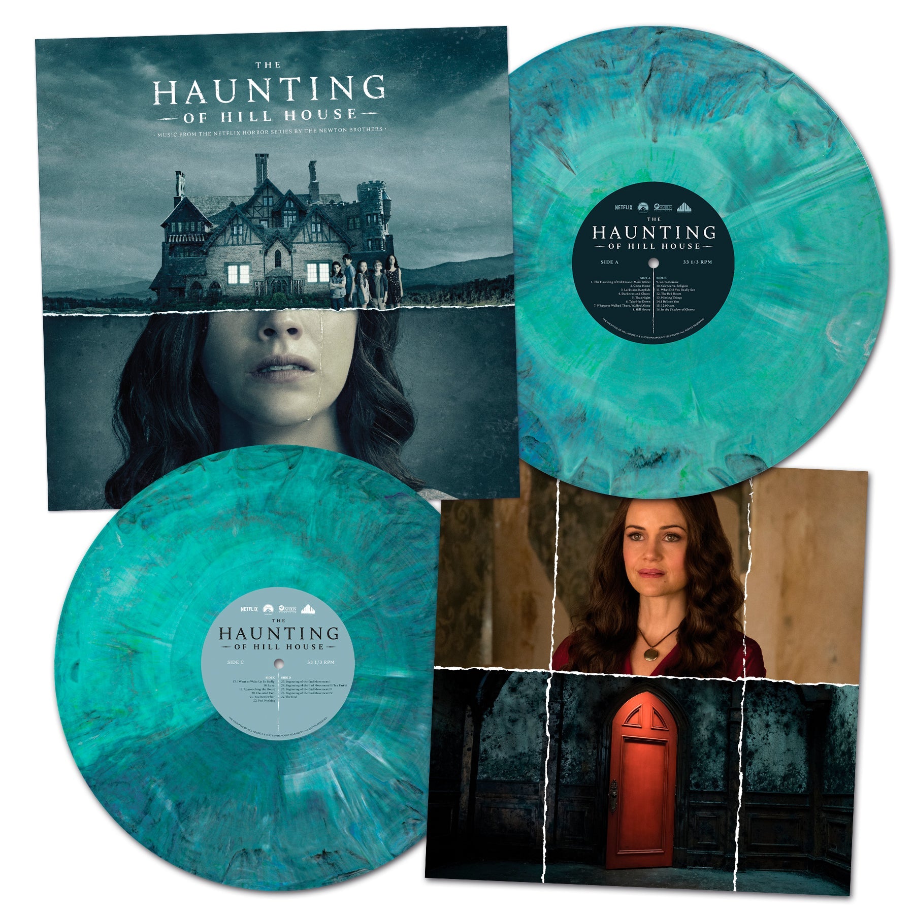 The Haunting of Hill House OST – Handpoured Green, Blue & White