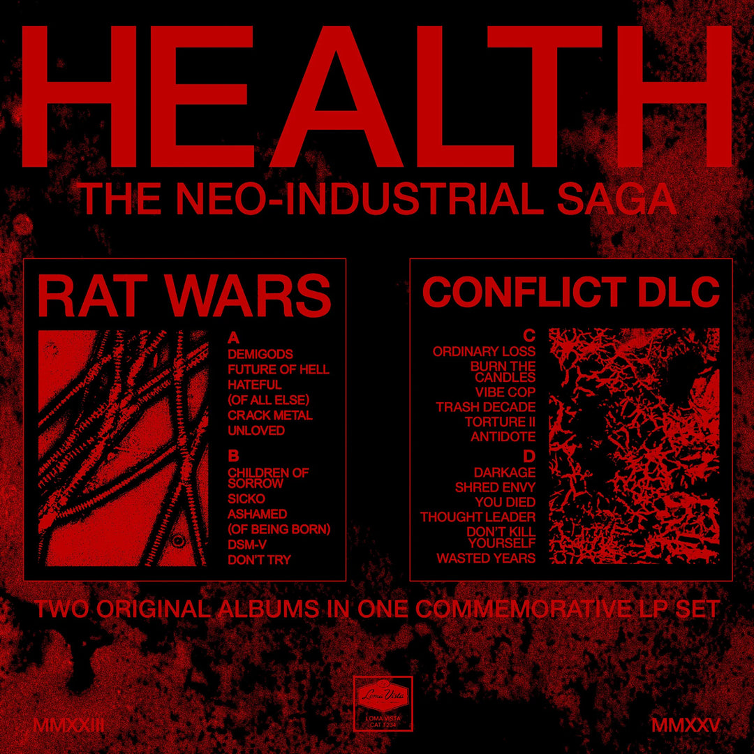 HEALTH – NEO-INDUSTRIAL SAGA LIMITED EDITION – Waxwork Deluxe Vinyl 2 LP