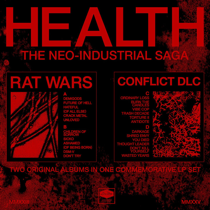 HEALTH – NEO-INDUSTRIAL SAGA LIMITED EDITION – Waxwork Deluxe Vinyl 2 LP