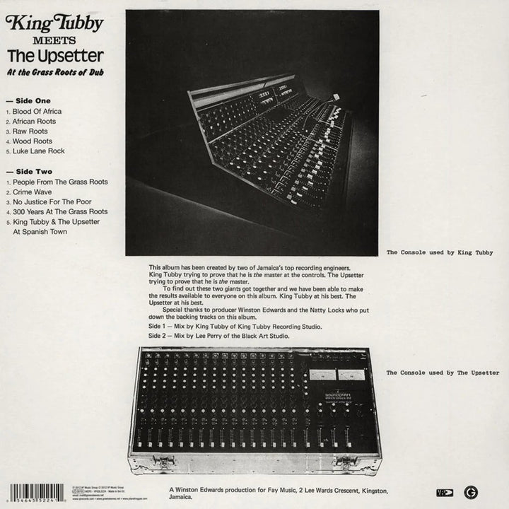 King Tubby Meets the Upsetter at the Grass Roots of Dub – Vinyl LP
