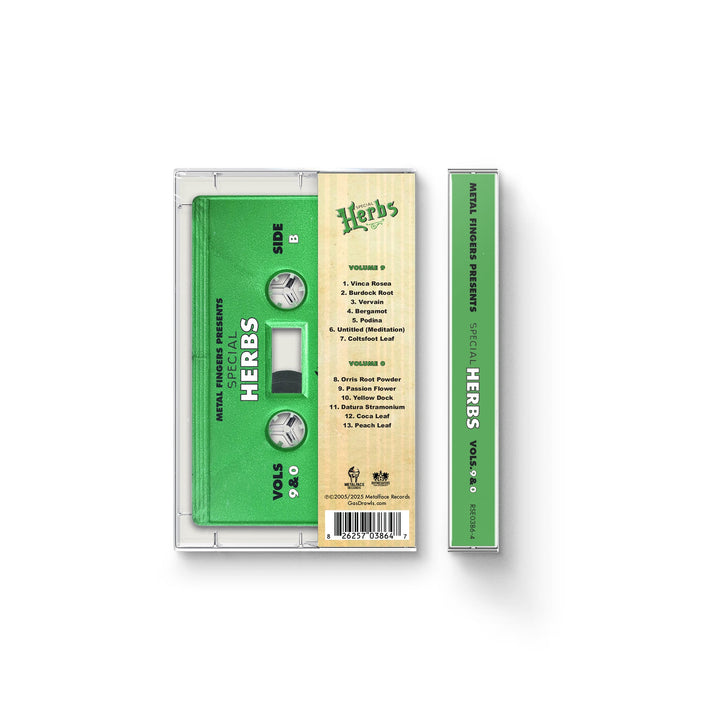 MF DOOM – Metal Fingers Presents: Special Herbs Vols. 9 & 0 – Green Cassette