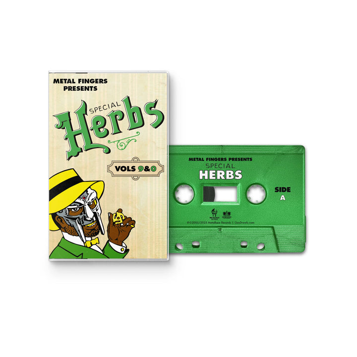 MF DOOM – Metal Fingers Presents: Special Herbs Vols. 9 & 0 – Green Cassette