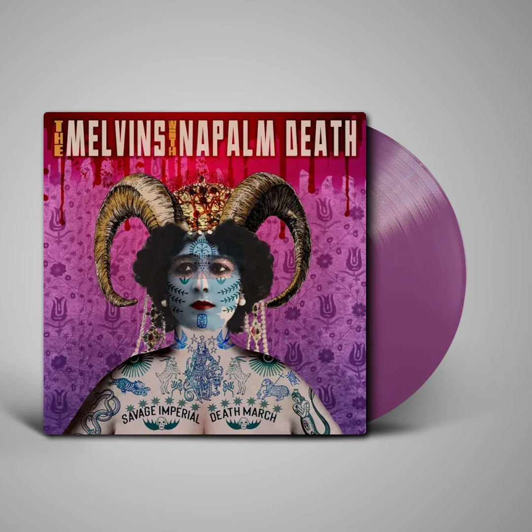 The Melvins with Napalm Death – Savage Imperial Death March - Indie Exclusive Purple Vinyl LP