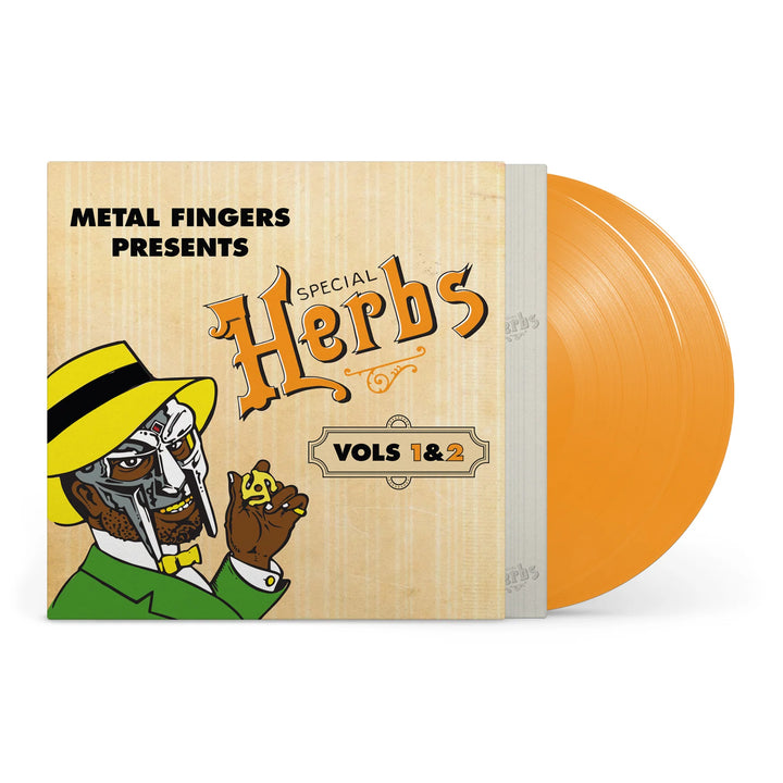 MF DOOM – Metal Fingers Presents: Special Herbs Vols. 1 & 2 – Mustard Yellow Vinyl 2 LP