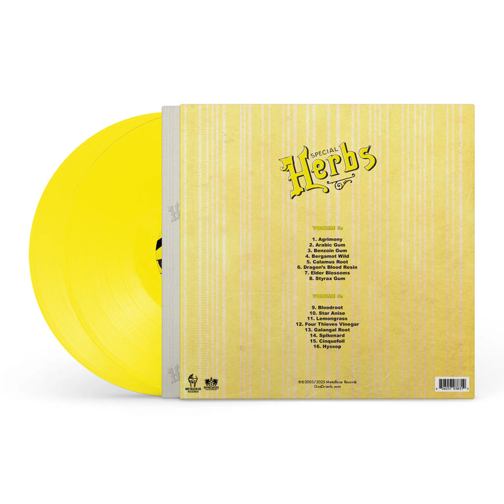 MF DOOM – Metal Fingers Presents: Special Herbs Vols. 3 & 4 – Lemon Yellow Vinyl 2 LP