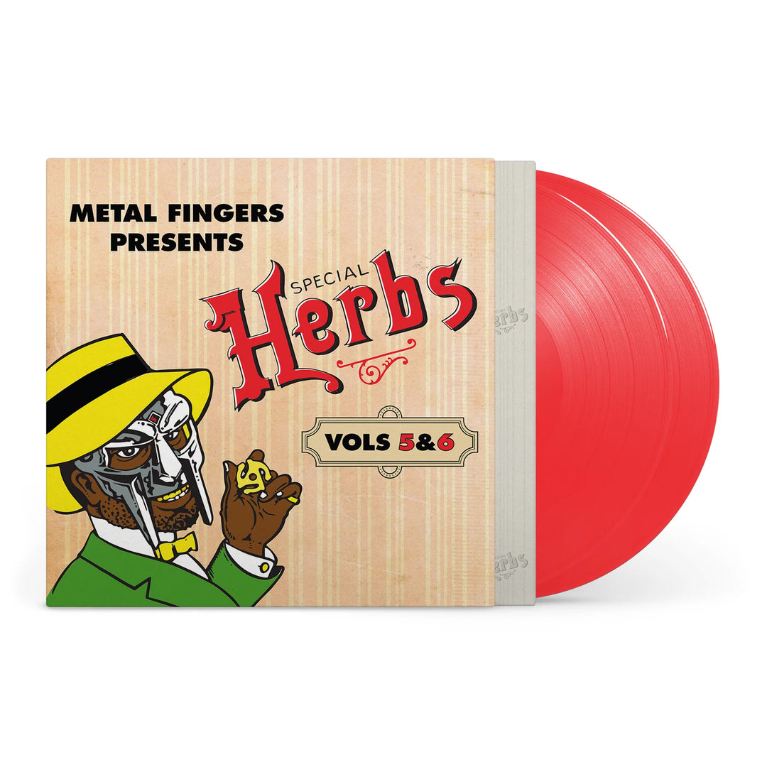 MF DOOM – Metal Fingers Presents: Special Herbs Vols. 5 & 6 – Apple Red Vinyl 2 LP