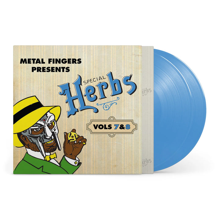 MF DOOM – Metal Fingers Presents: Special Herbs Vols. 7 & 8 – Sky Blue Vinyl 2 LP