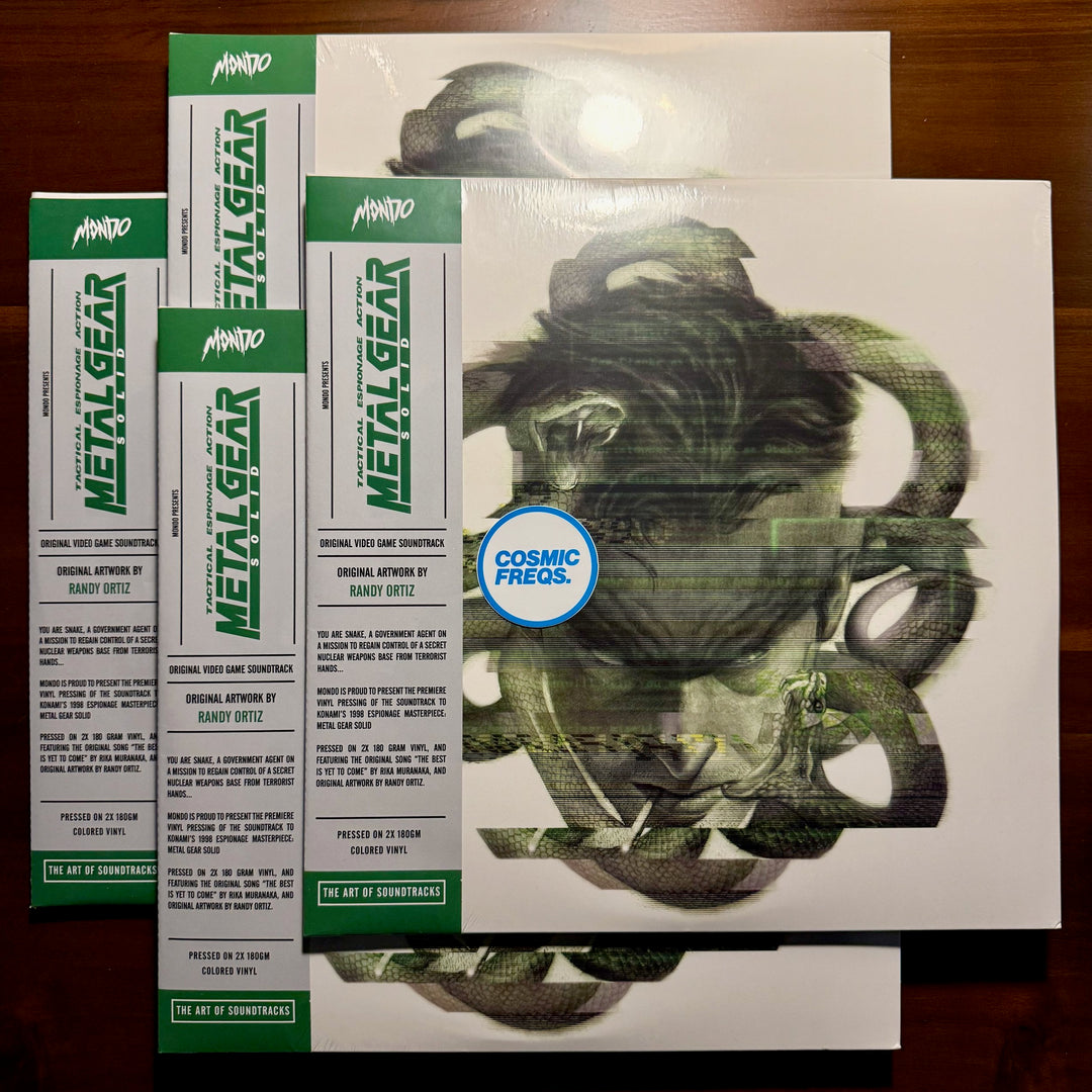 metal gear solid original soundtrack Metal Gear Solid – Original Video Game Soundtrack – 180 Gram "Green Sm – Cosmic Freqs. Records