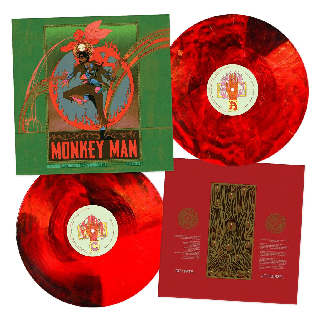 Monkey Man OST – Jed Kurzel – Colored Vinyl 2 LP