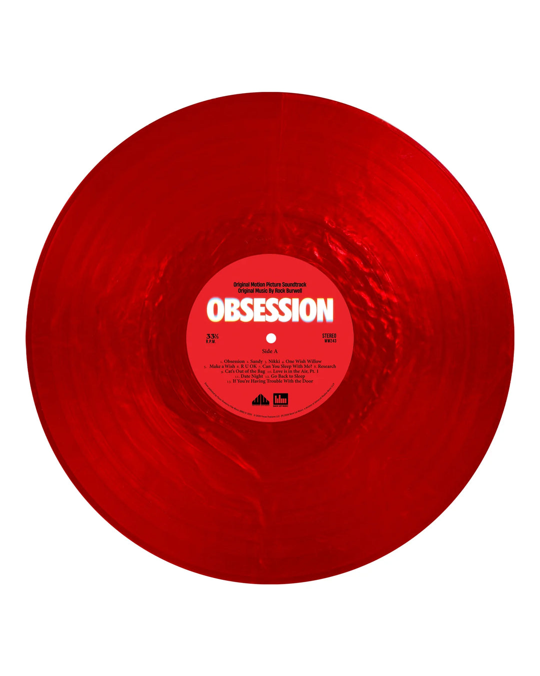 Obsession OST – "Obsession" Pearlescent Red Colored Vinyl LP (PRE-ORDER)
