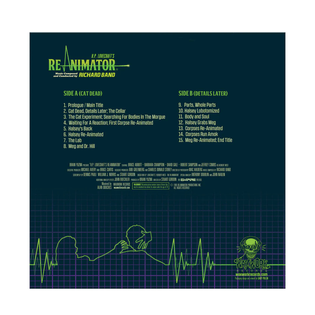 Re-Animator (OST) – Richard Band – "Re-Agent" Swirl Vinyl LP