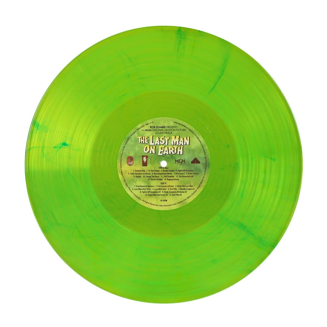 Rob Zombie Presents The Last Man On Earth – Neon Green with Blue Smoke Vinyl 2 LP
