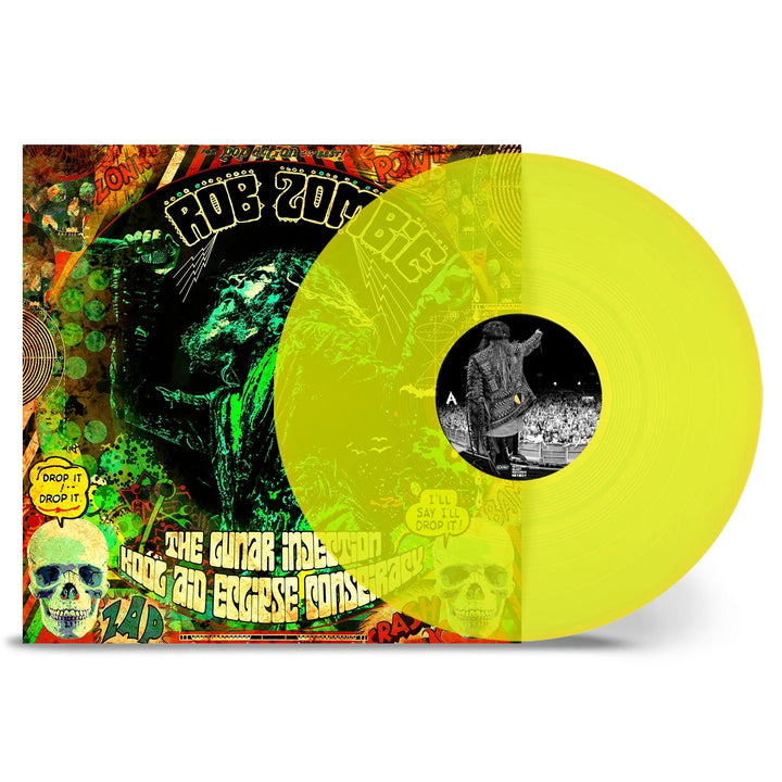 Rob Zombie – The Lunar Injection Kool Aid Eclipse Conspiracy – Indie Exclusive Neon Yellow Vinyl LP