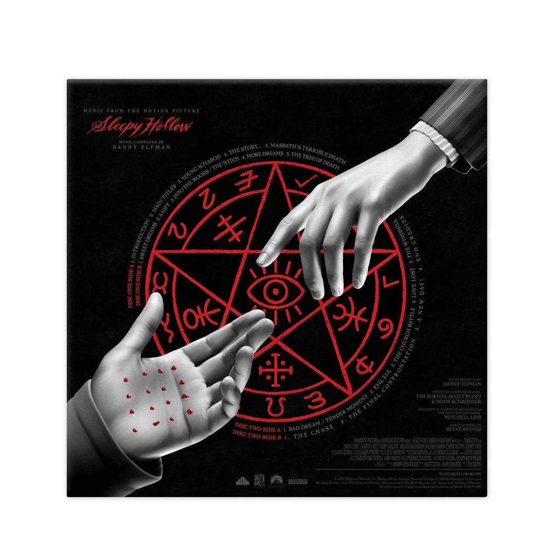 Sleepy Hollow OST – Danny Elfman – “Western Woods” Colored Vinyl 2 LP